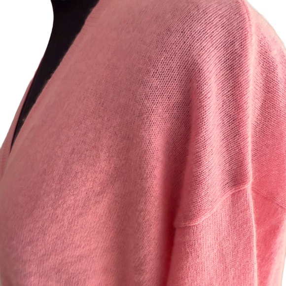 CRUSH Cashmere Pink Button-Up Cardigan - Picture 6 of 12
